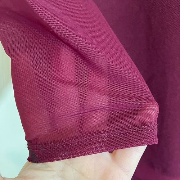 Nadine West, Bailey Collection, new with tags, cranberry color, mini, large - Picture 3 of 4